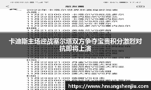 卡迪斯主场迎战塞尔塔双方争夺宝贵积分激烈对抗即将上演